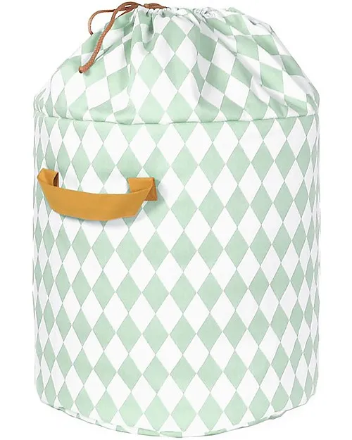 nobodinoz-baobab-toy-bag-small-green-diamonds-organic-cotton-toy-storage-boxes_48960.webp