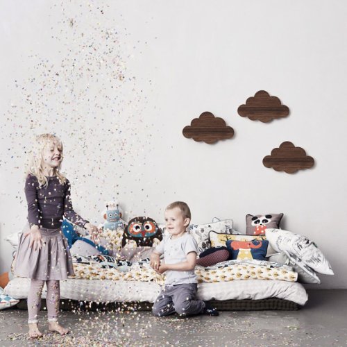 Knuffel/deco kussen Mr. Large Robot - Ferm Living