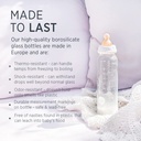 Glazen drinkfles borosilicaatglas - Hevea