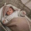 Koeka-Omslagdoek-Wafel-Teddy-Oslo-100x100-cm-Caffe-5.webp