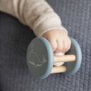 Little Dutch Ocean Houten Rammelaar Roller Blue