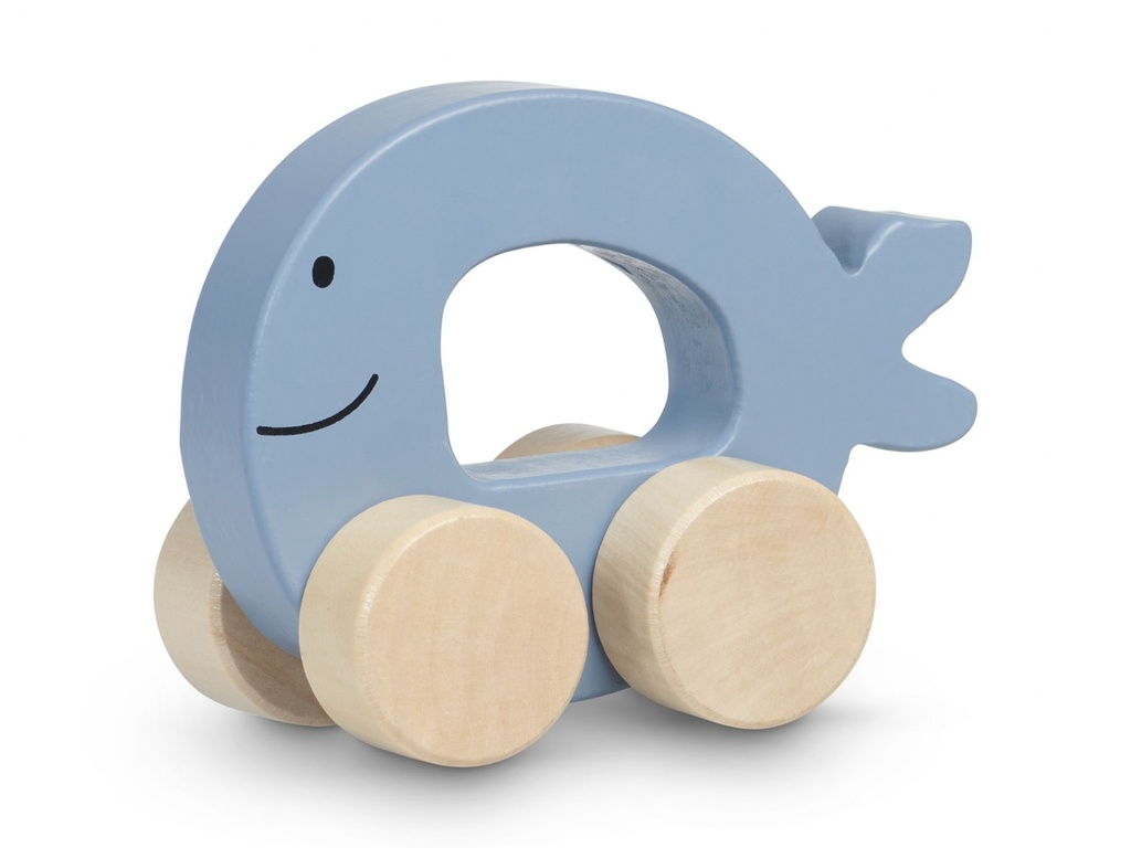 Houten walvis auto - Jollein
