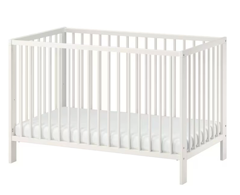 Ledikant wit spijlenbed - Gulliver