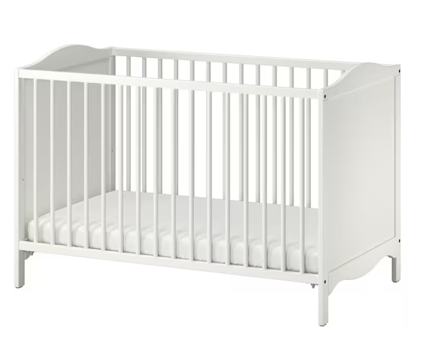 Ledikant wit gelakt - Smagora