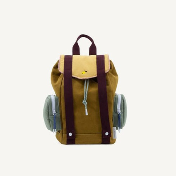 Eerste Rugzak voor Grootse kleine Avonturen| meadows | adventure | khaki green - Sticky Lemon