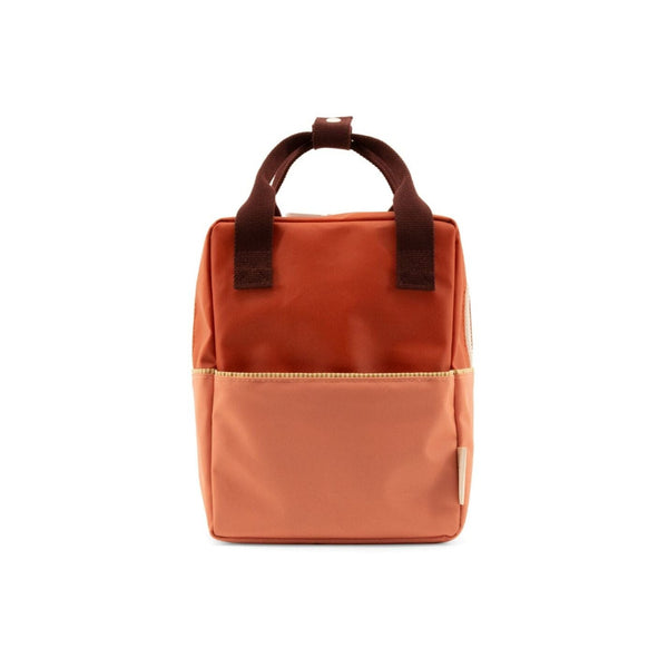 Eerste rugzak Backpack small | meadows | colourblocking | love story red + moonrise - Sticky Lemon