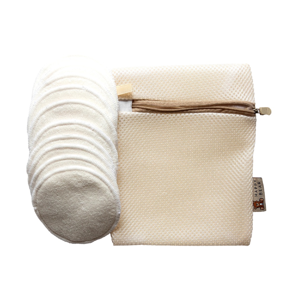 Wasbare borstcompressen (set 10st) - HappyBear