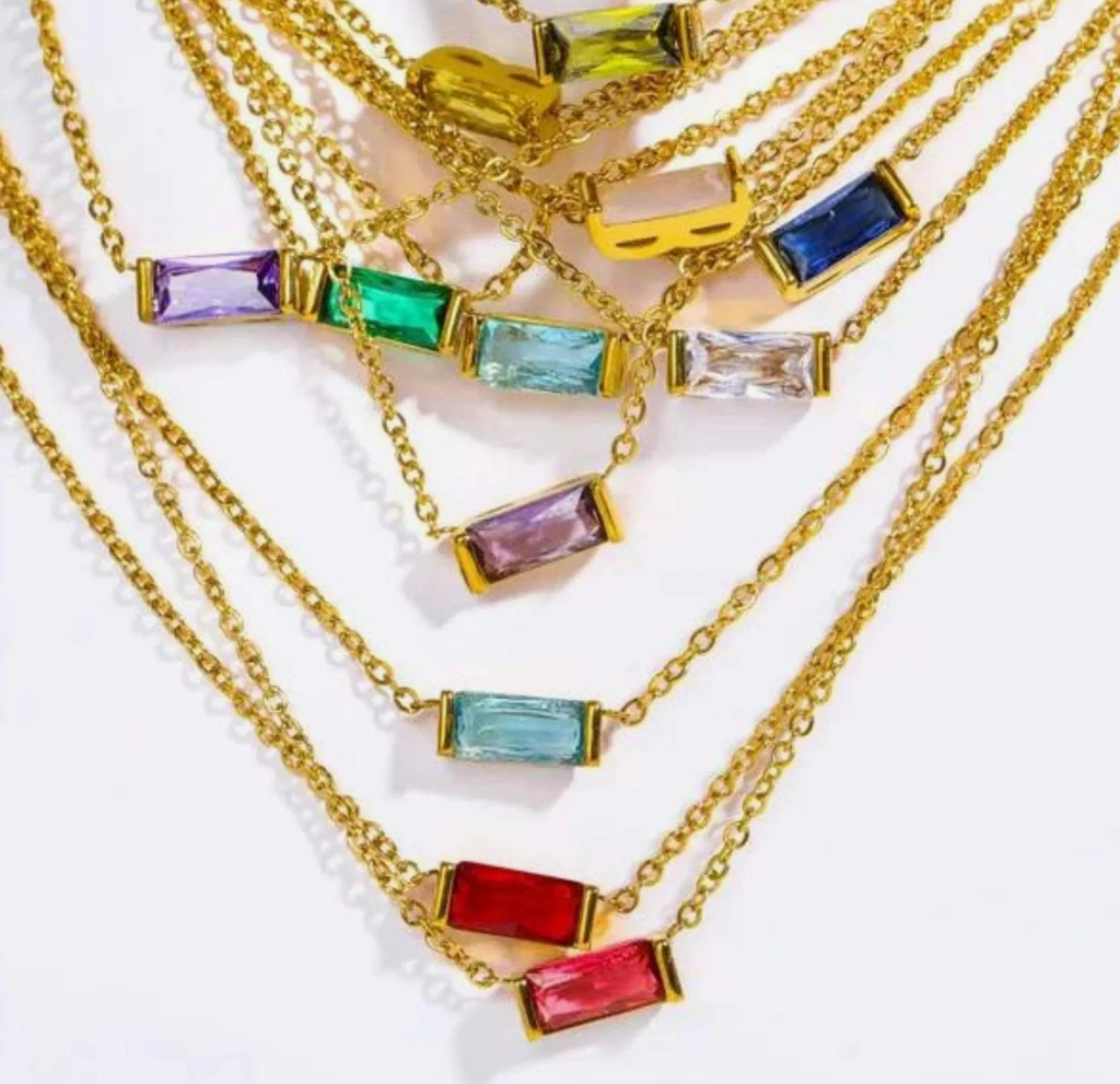 Geboortesteen ketting - DNSK Copenhagen