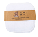 Herbruikbare wipes (10st) - HappyBear Diapers