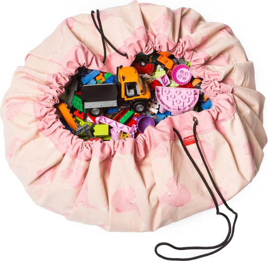 Opbergzak / activity mat - Play&Go (pink elephant)