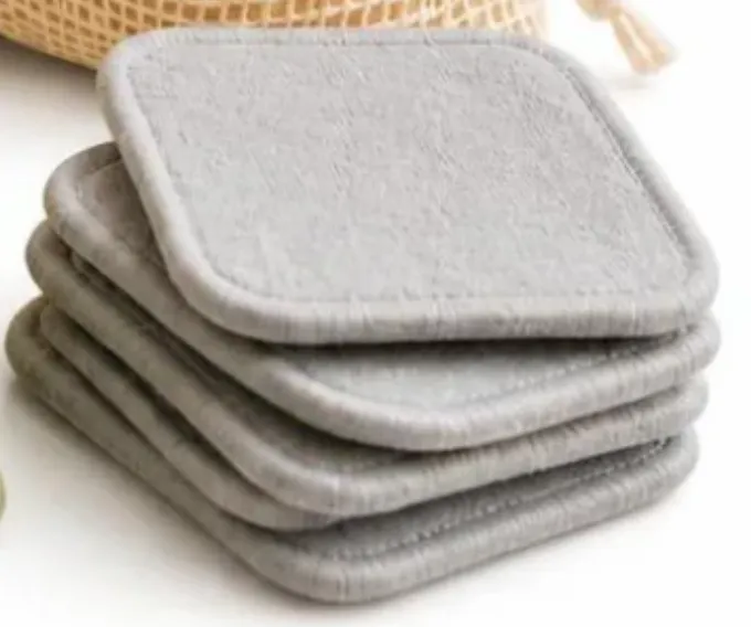 Set 5 herbruikbare bamboe watjes - GreenGoose
