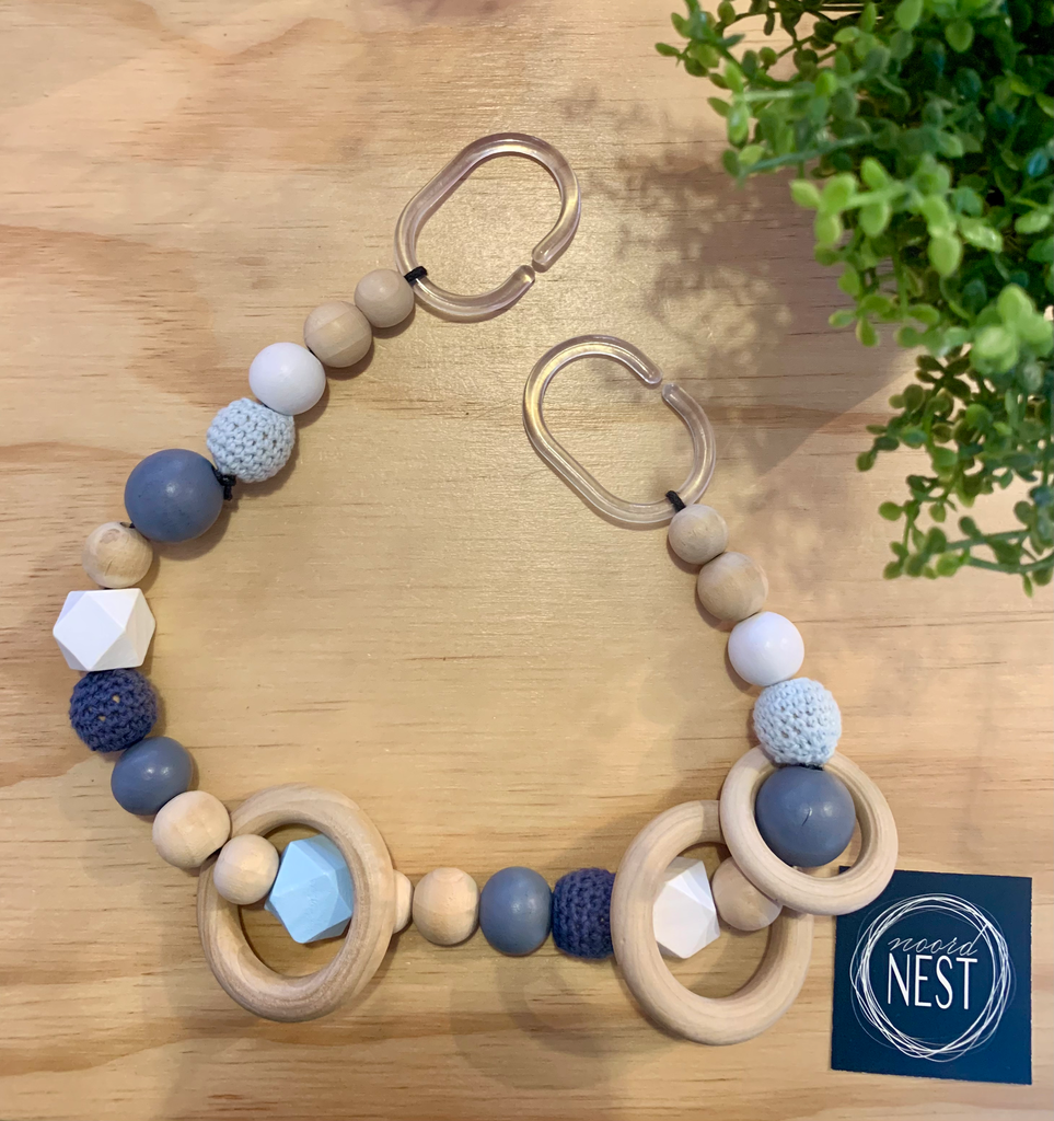 Wagenspanner houten kralen - AtelierNEST