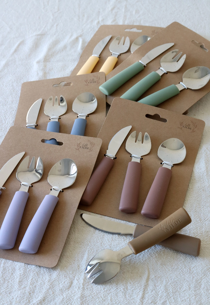 Peuterbestek - Lille Vilde (lila)