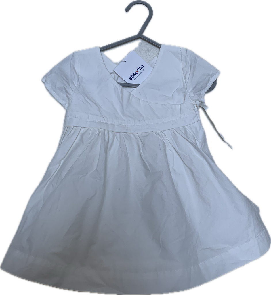 wit omslagjurkje 6m - Absorba