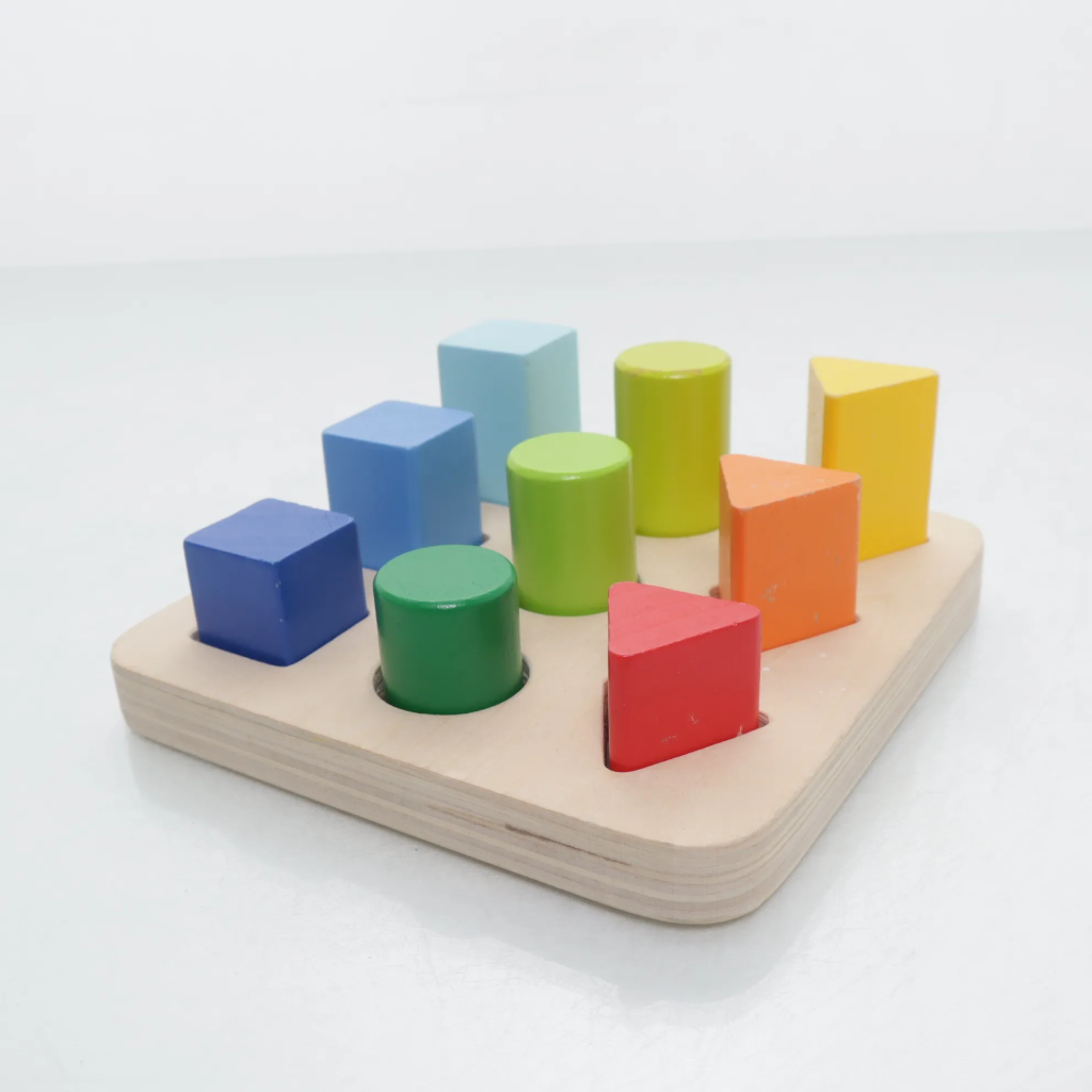 houten vormen- en sorteerpuzzel - Montessori Toys