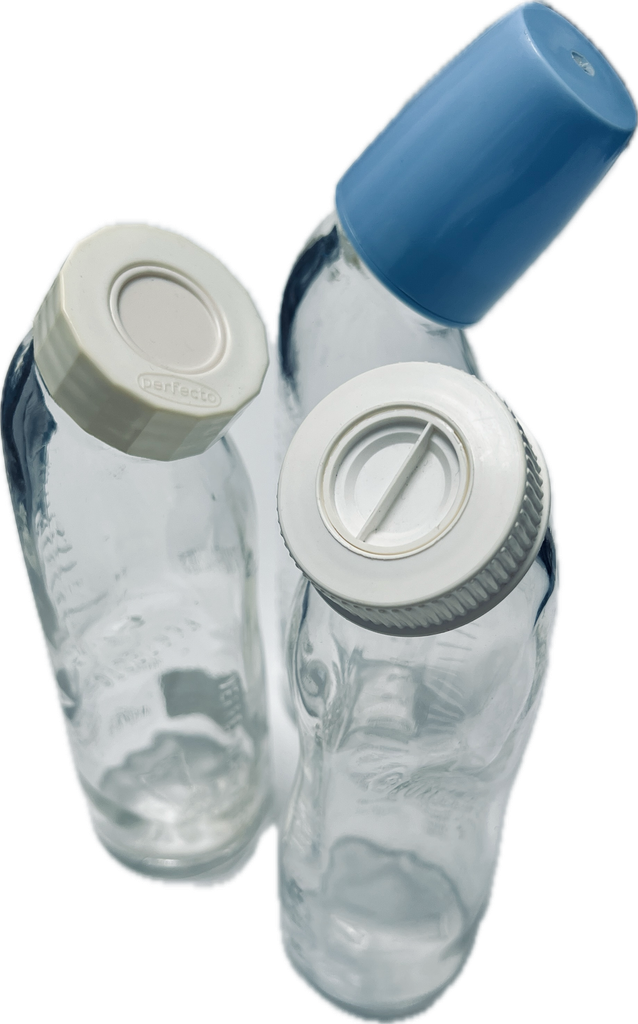 Glazen zuigfles 240ml - Vintage