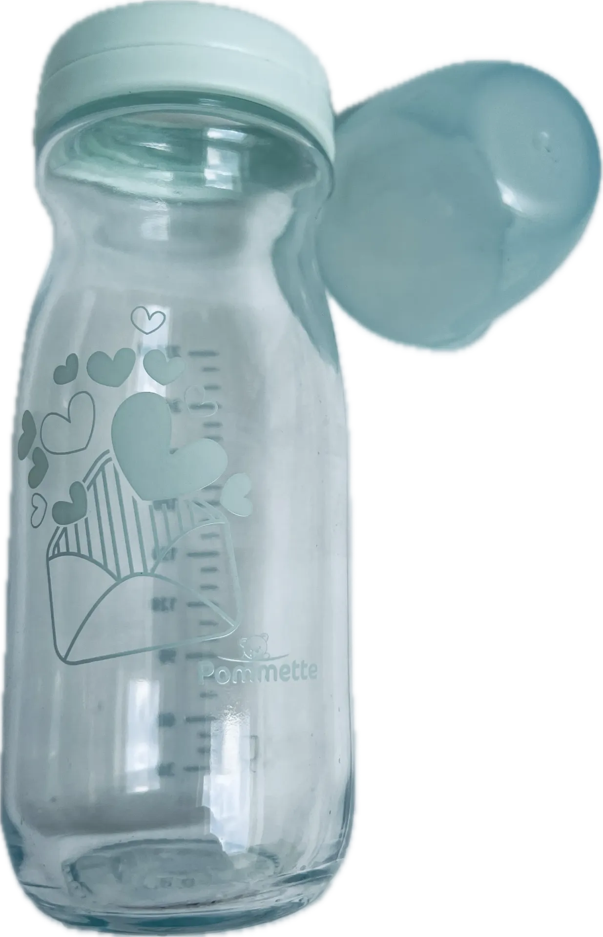 Glazen zuigfles 270ml - Pommette