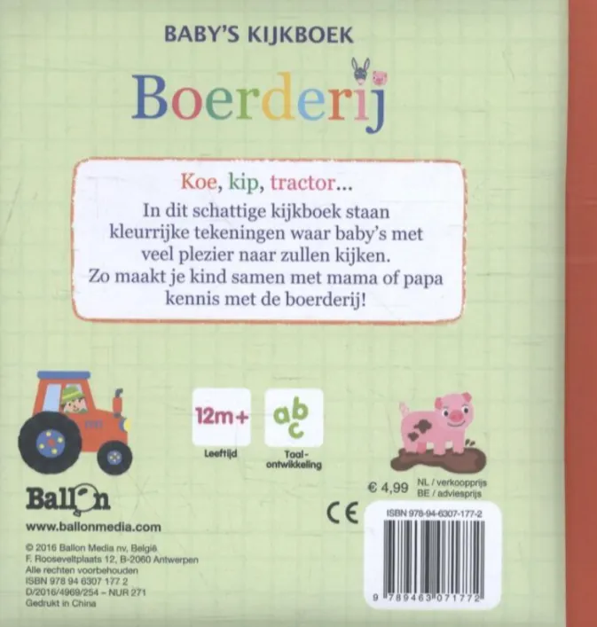 Baby's kijkboek: boerderij