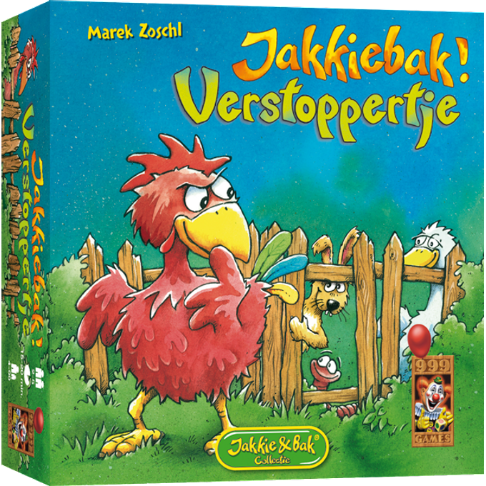 Jakkiebak! Verstoppertje - eerste gezelschapsspel