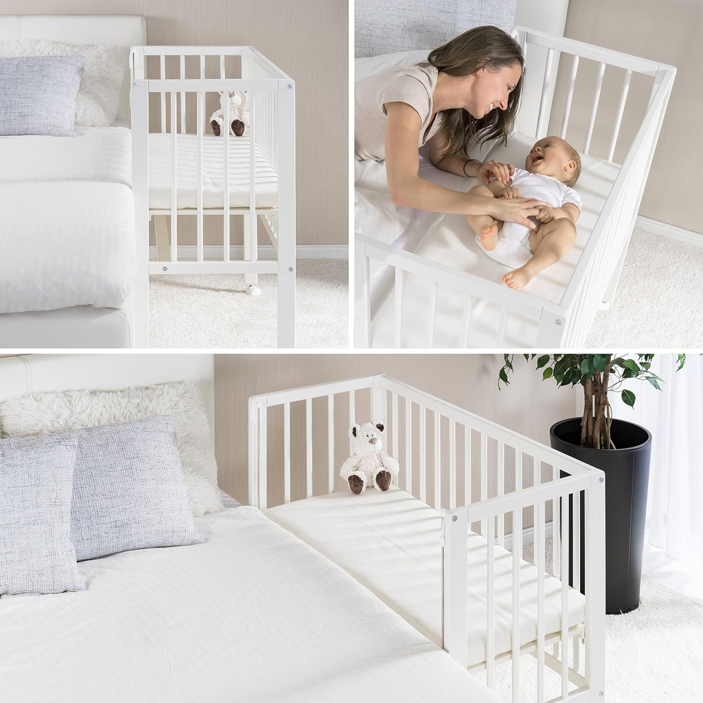 Regelbare houten co-sleeper - Fillikid