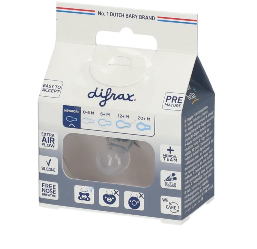 fopspeen newborn silicone - Difrax