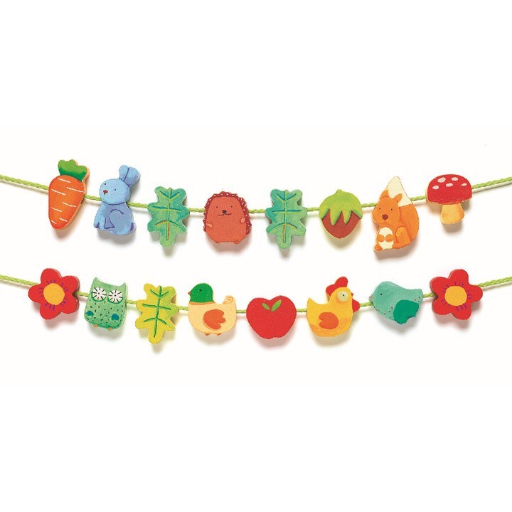 Houten dierenkralen - Djeco