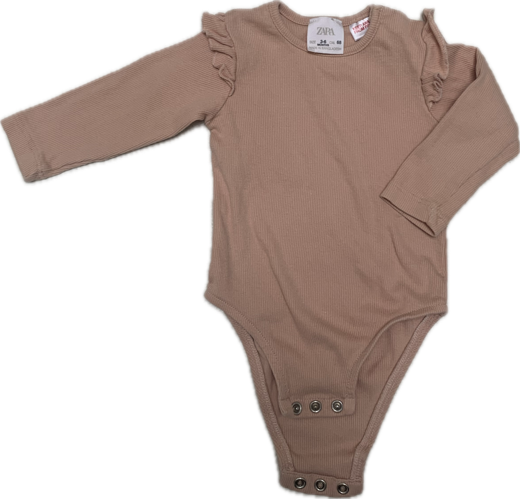 Body lange mouwen 3-6m - Zara