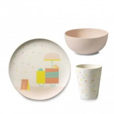 Eetkommetje bowl - ENGEL. (roze)