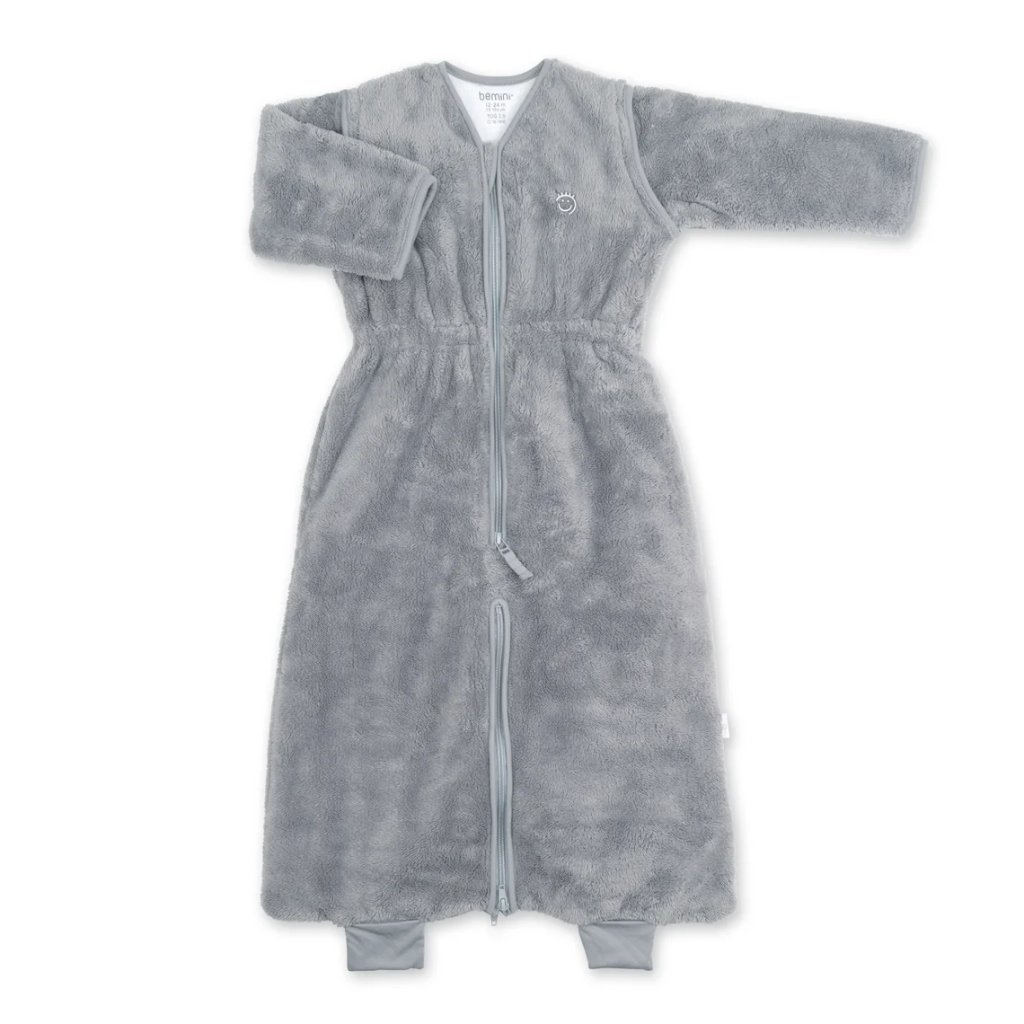 Winter slaapzak soft - BeMini (grijs)