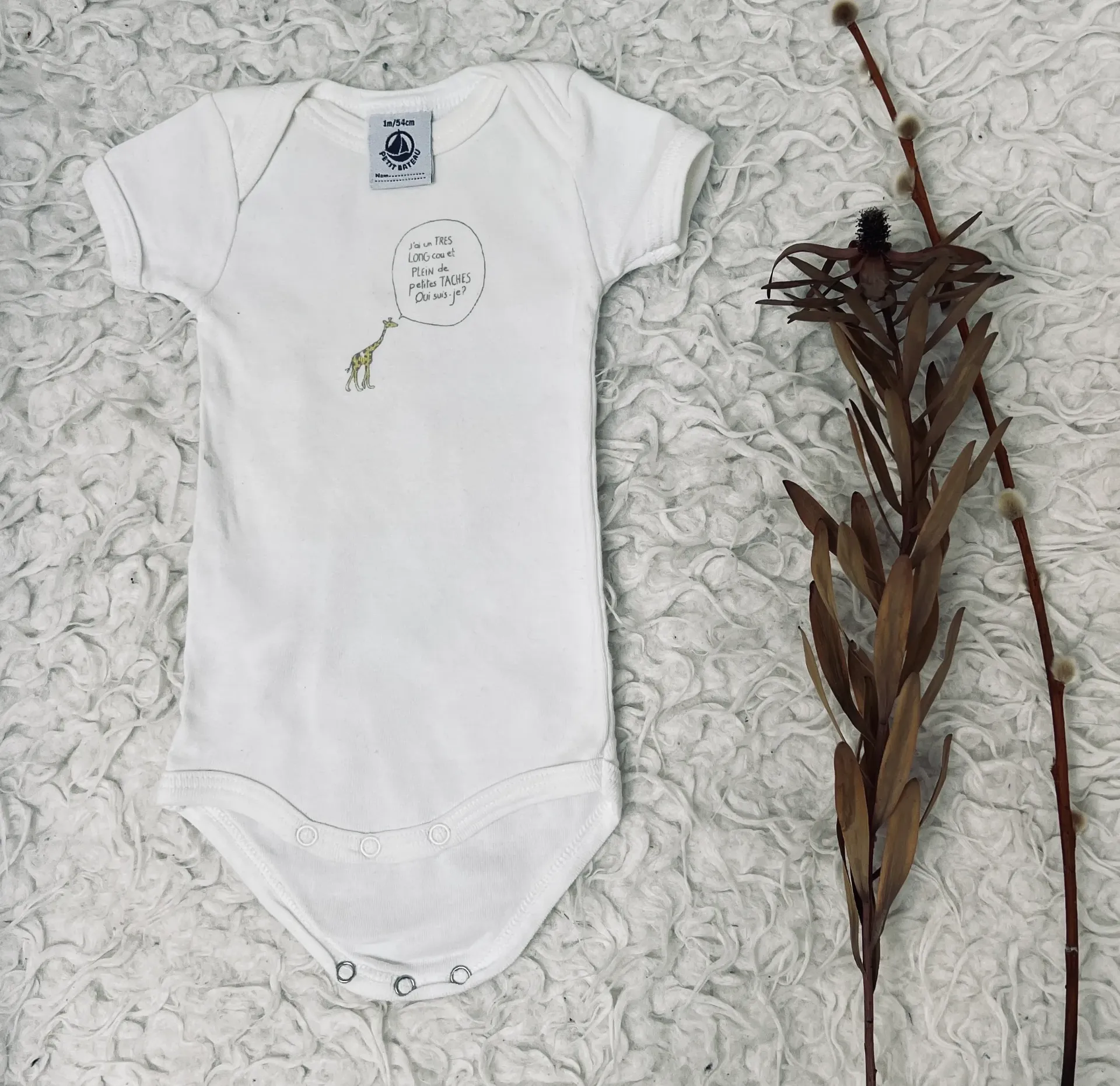 Rompertje met korte mouwen - Petit Bateau