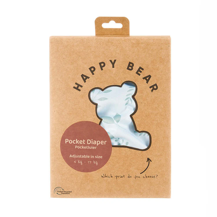 Pocketluier - HappyBear Diapers (botanical)