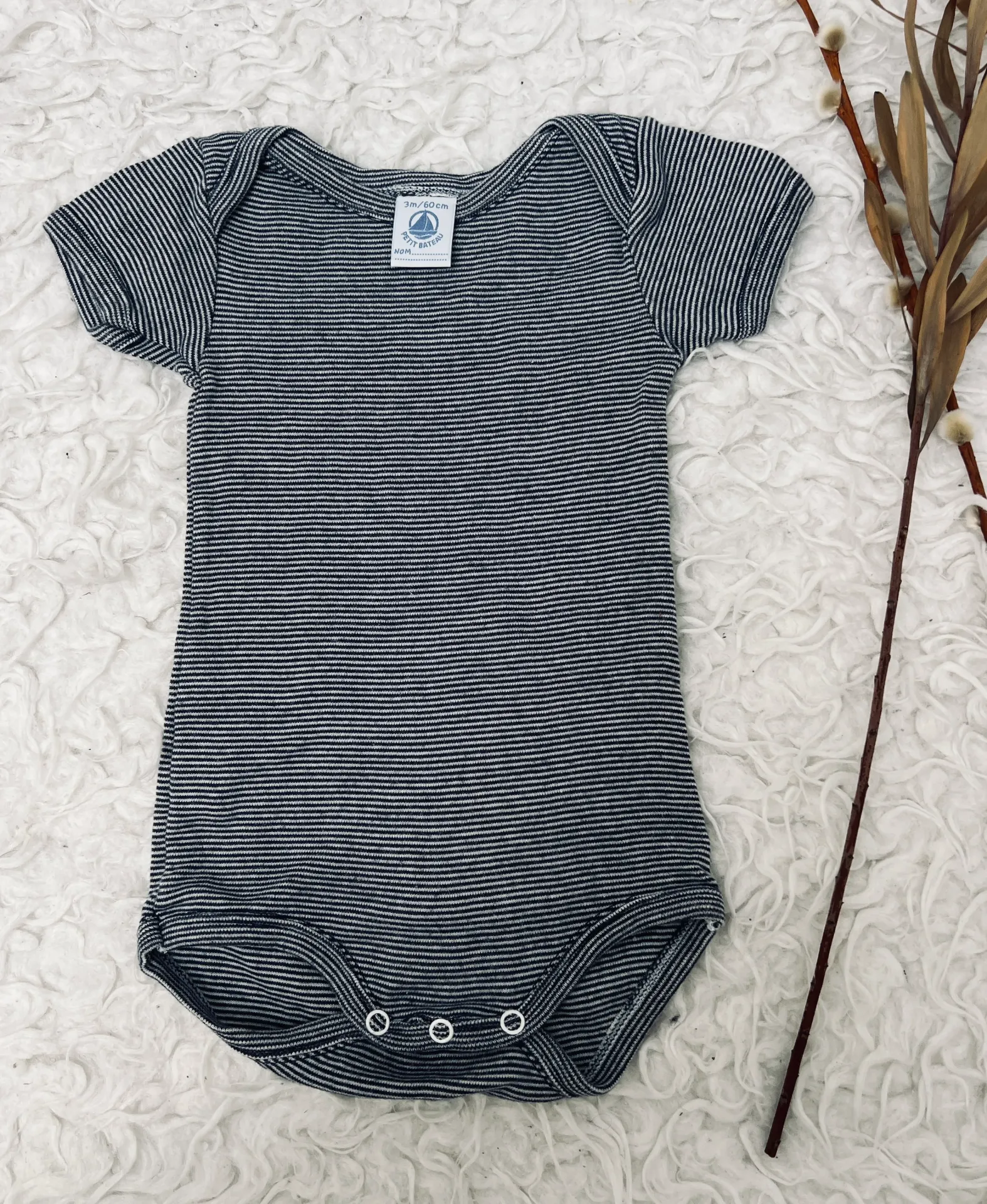 Rompertje met korte mouwen - Petit Bateau