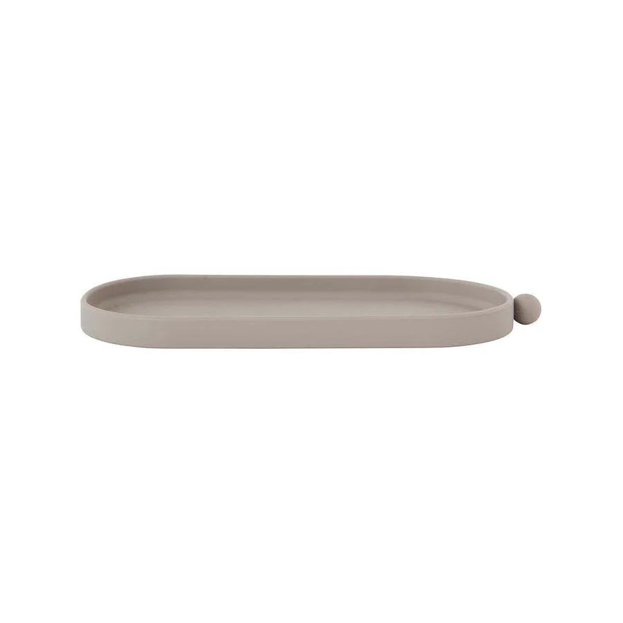 Siliconen bord INKA TRAY - oyoy design (lichtgrijs)