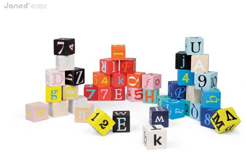 Number & Letter Block Set - Janod
