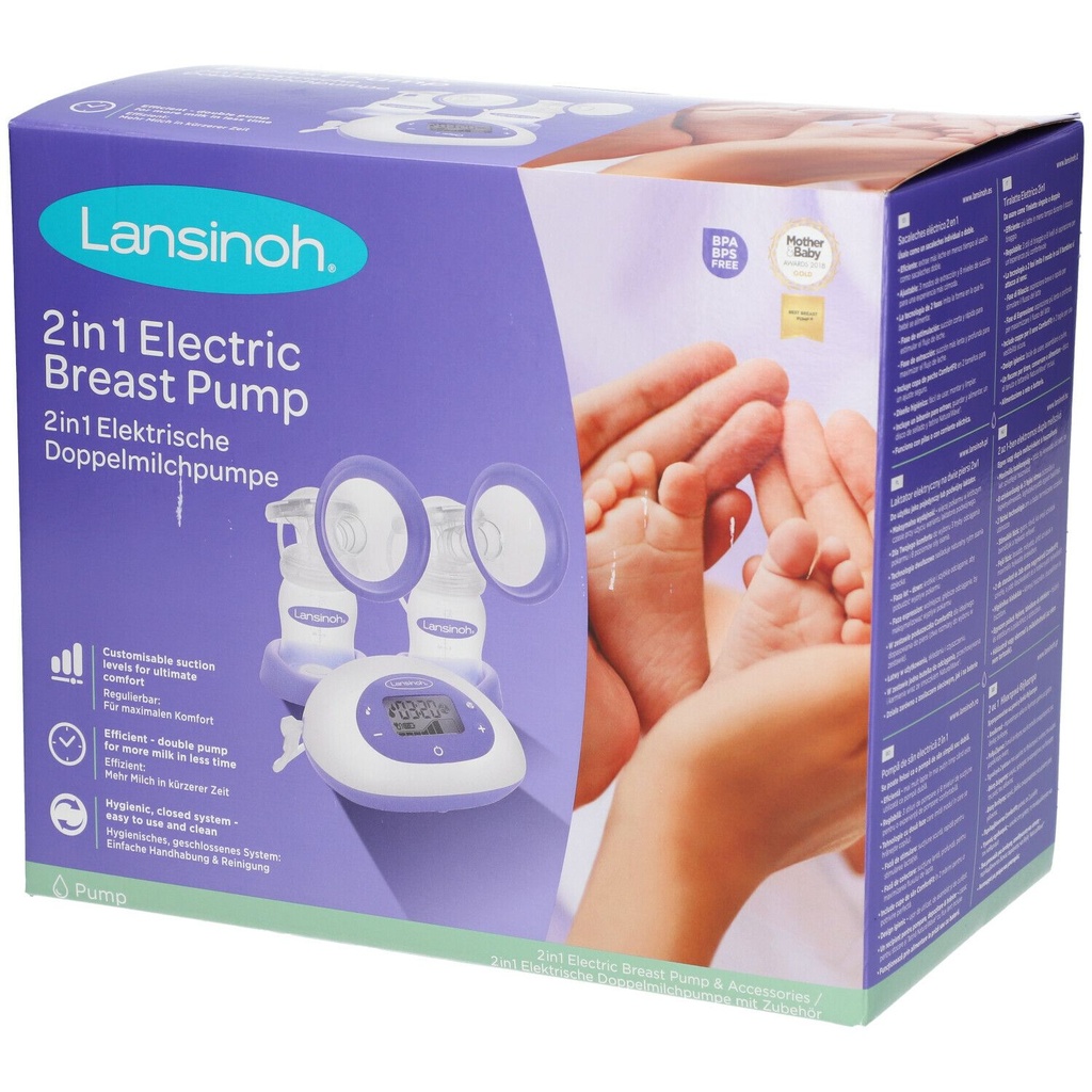 Dubbele elektische borstkolf - Lansinoh®