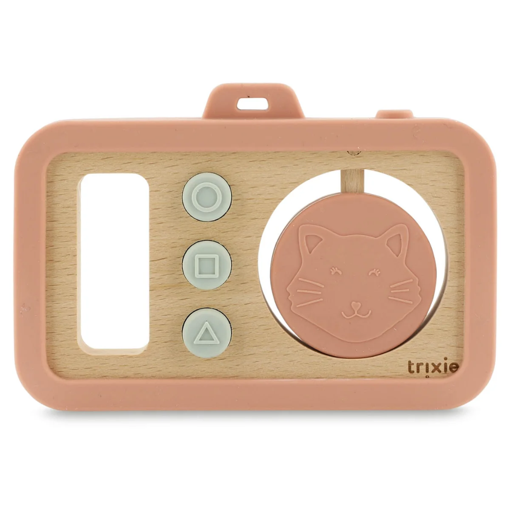 Houten baby camera met siliconen Mrs. Cat - Trixie