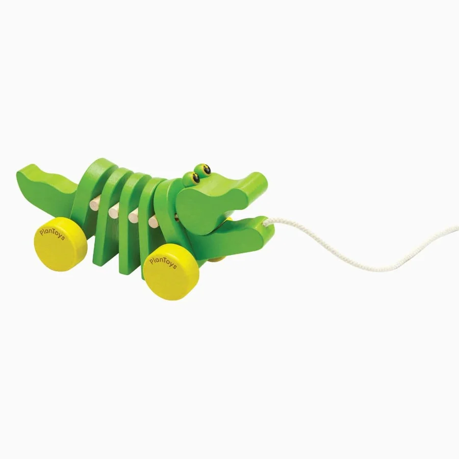 Trekfiguur krokodil - PlanToys