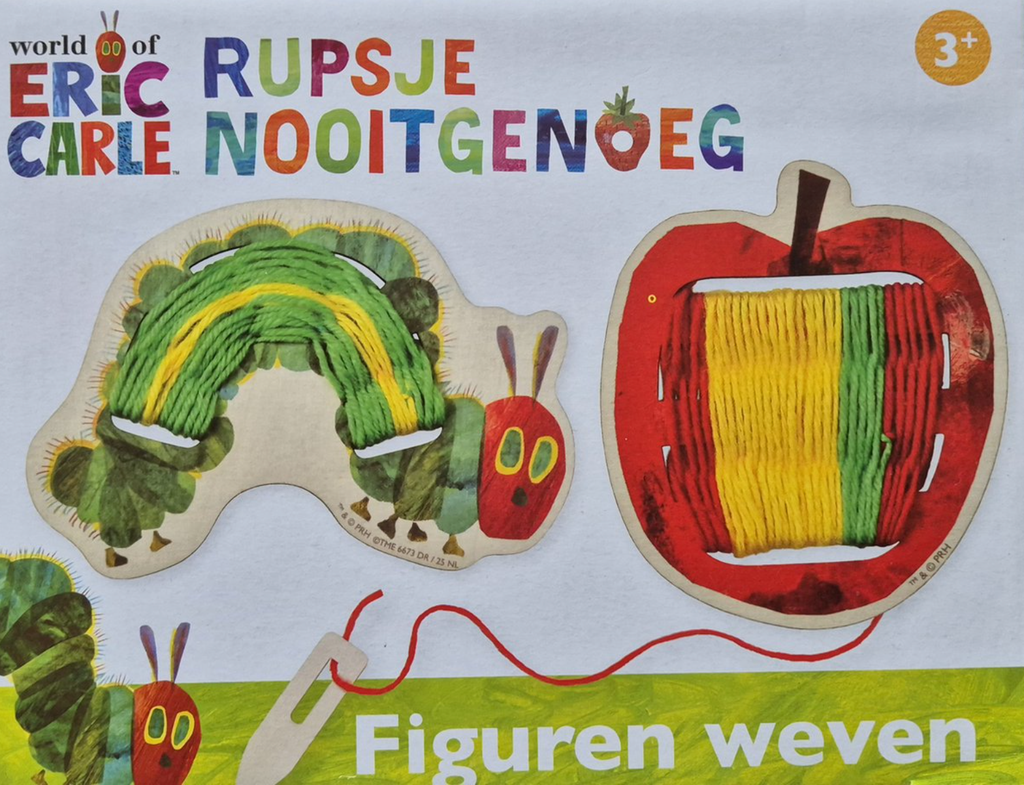 Rupsje Nooitgenoeg weven - Eric Carle