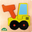 Houten invulpuzzel - Montessori