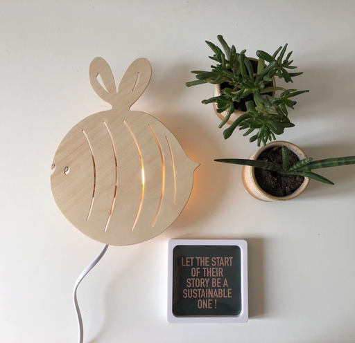 Houten lampje - AtelierNEST