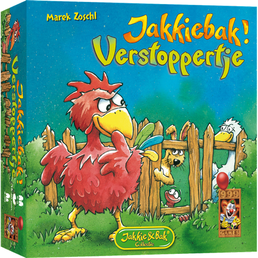 Jakkiebak! Verstoppertje - eerste gezelschapsspel